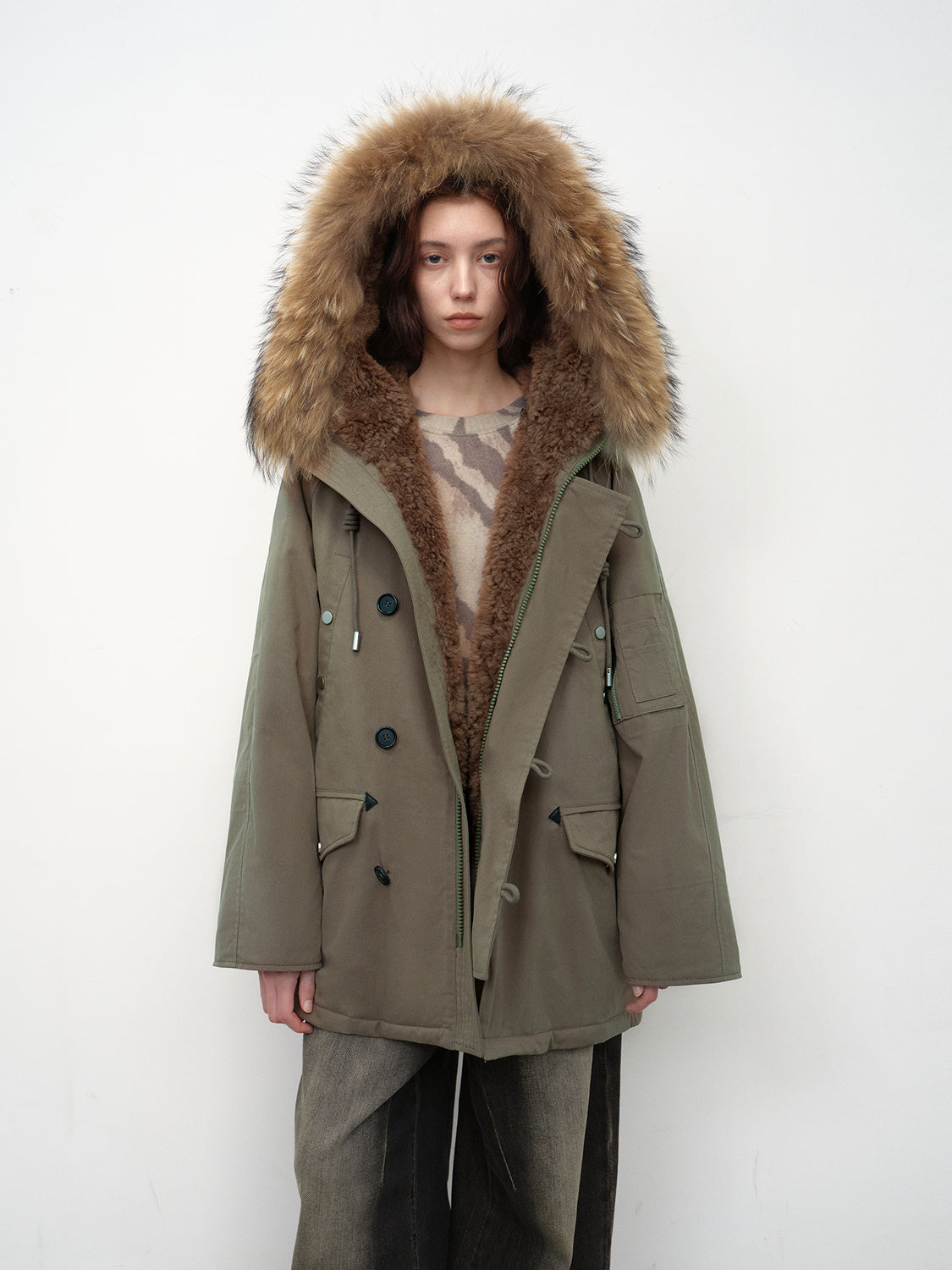 “Coastal Highway II” Hooded Down Parka