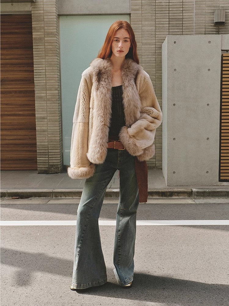 Two-Tone Fox FurJacket