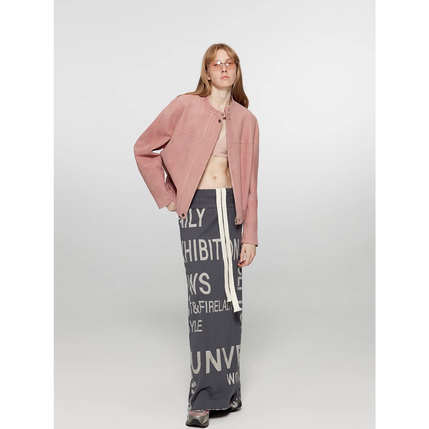 "Sweet Cherry Party" Imported Vintage Suede Lambskin Leather Blazer Jacket