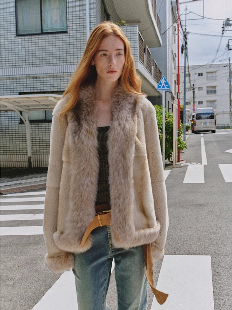 Two-Tone Fox FurJacket