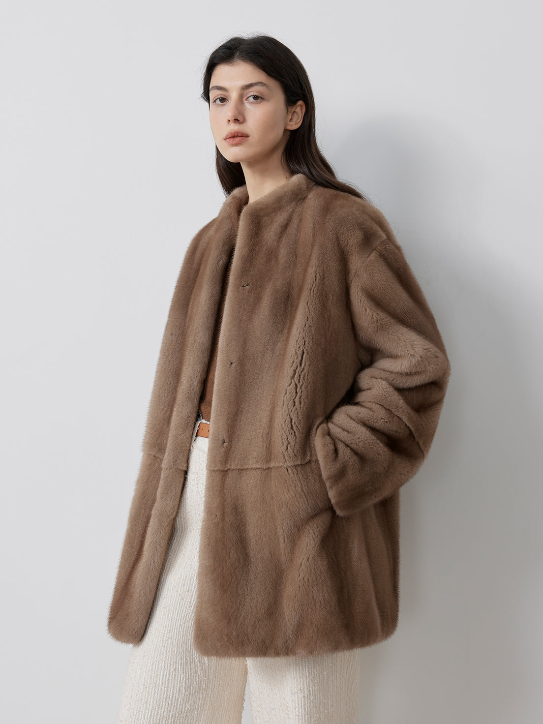 "Hera Moonlight" Mink Fur Coat