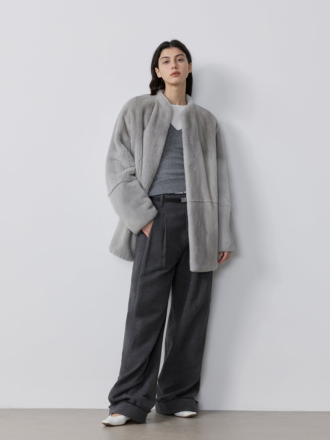 "Hera Moonlight" Mink Fur Coat