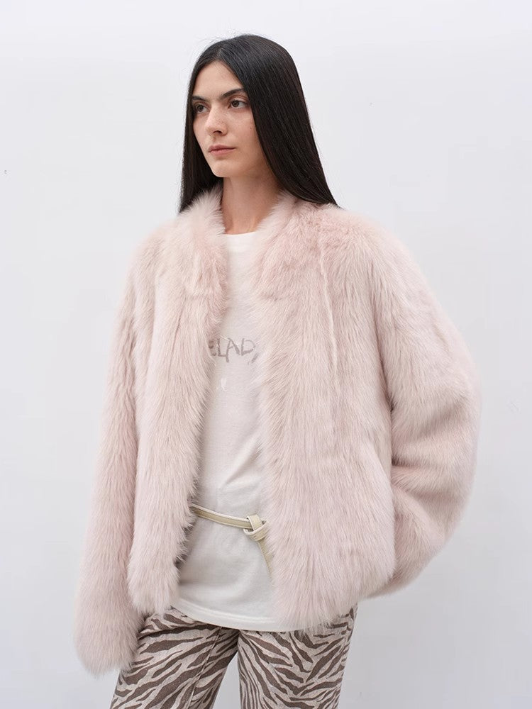 Drop Shoulder Tuscan Wool Sheepskin Jacket