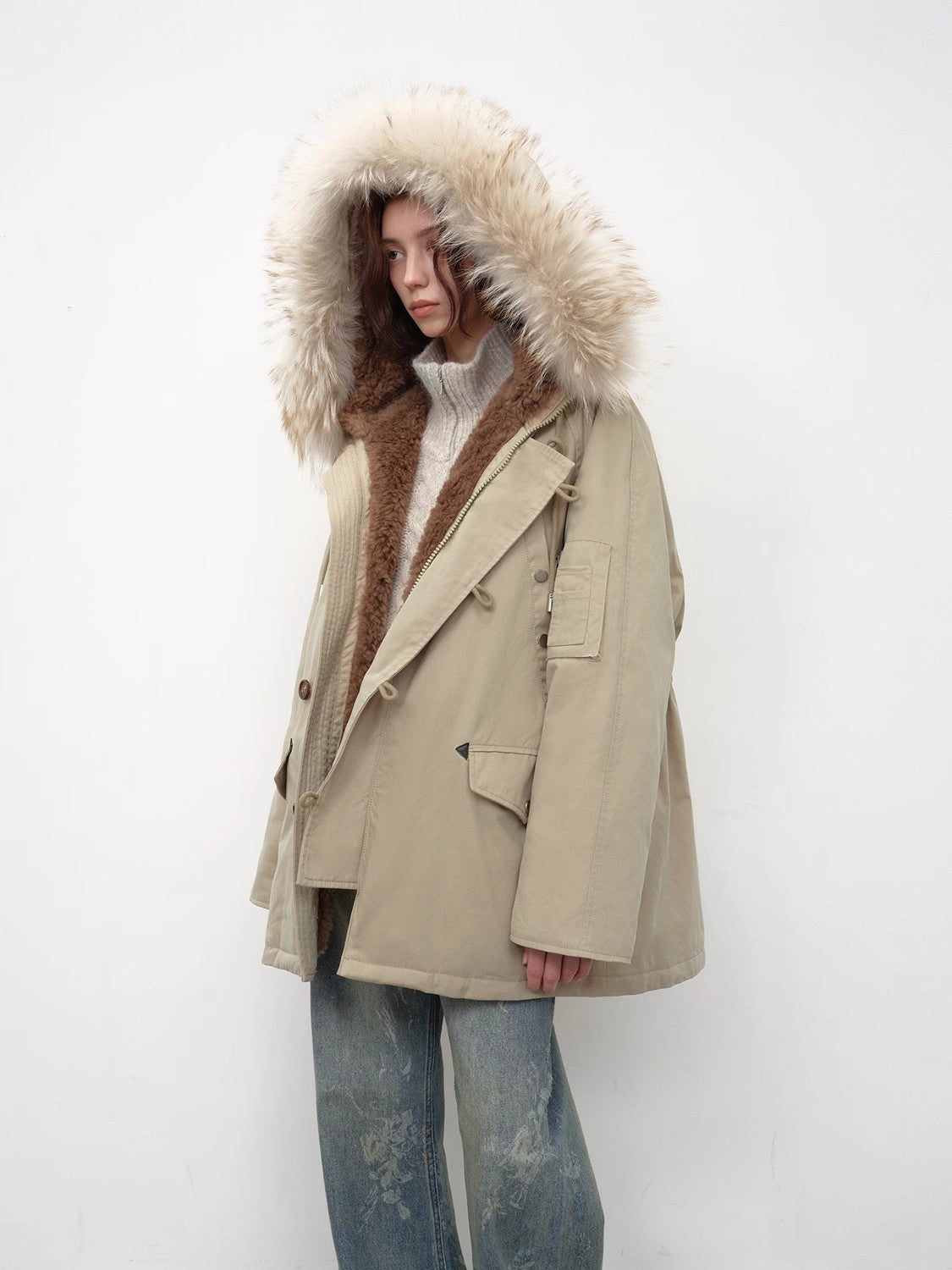 “Coastal Highway II” Hooded Down Parka