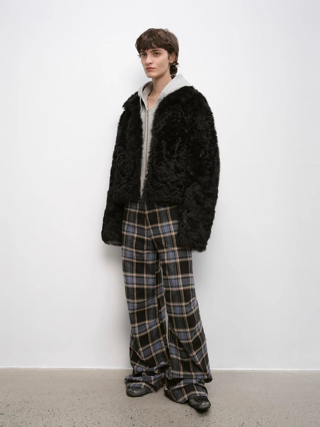 "Blackmoon Berlin" Soft Wool Sheepskin Coat