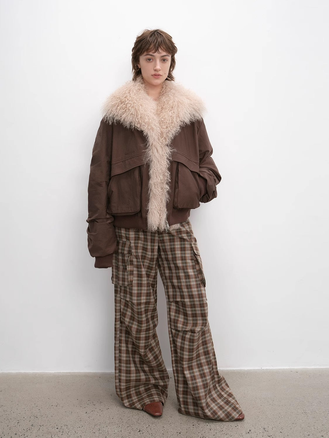 "Winter is coming" Waterproof Detachable Wool Collar Short Parka