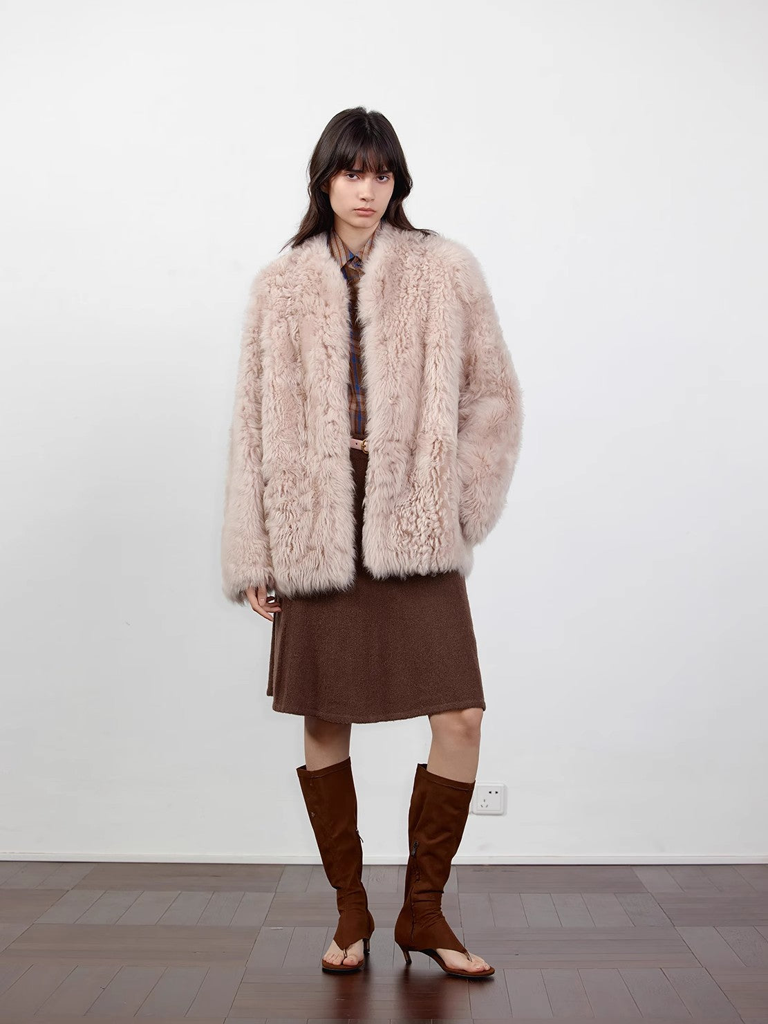 "Morning Mist Fairy" Tuscan Sheepskin Coat