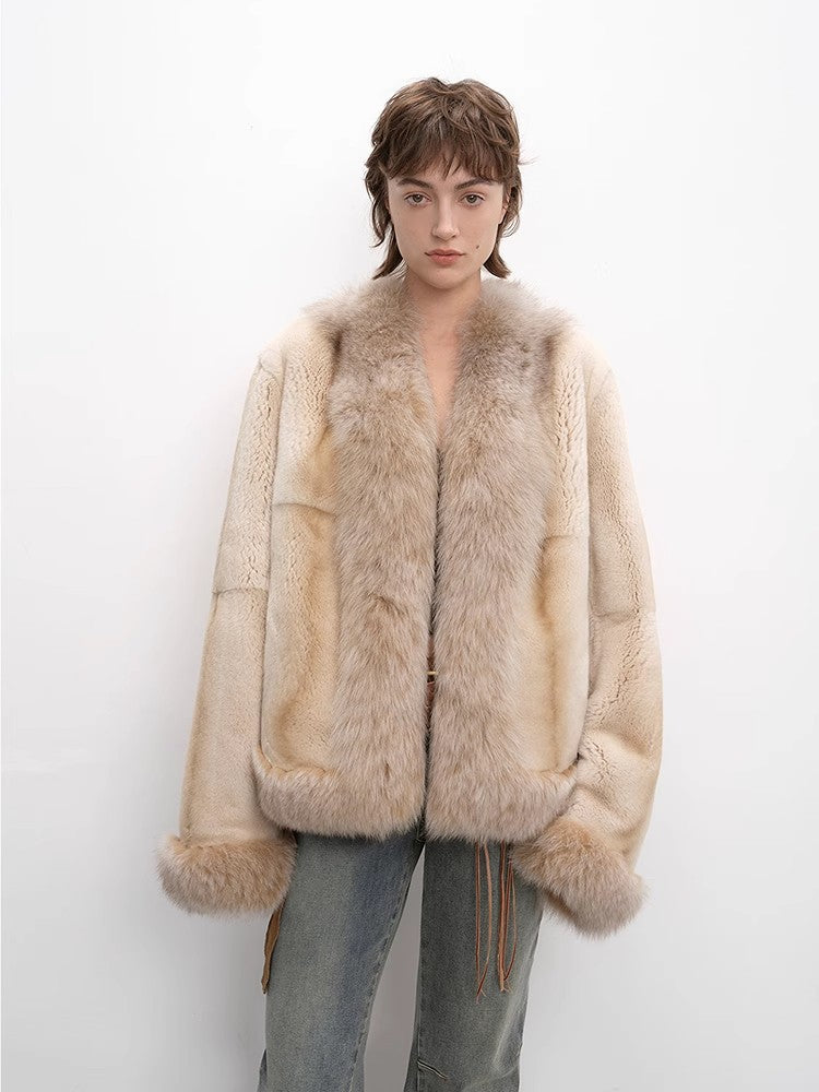Two-Tone Fox FurJacket