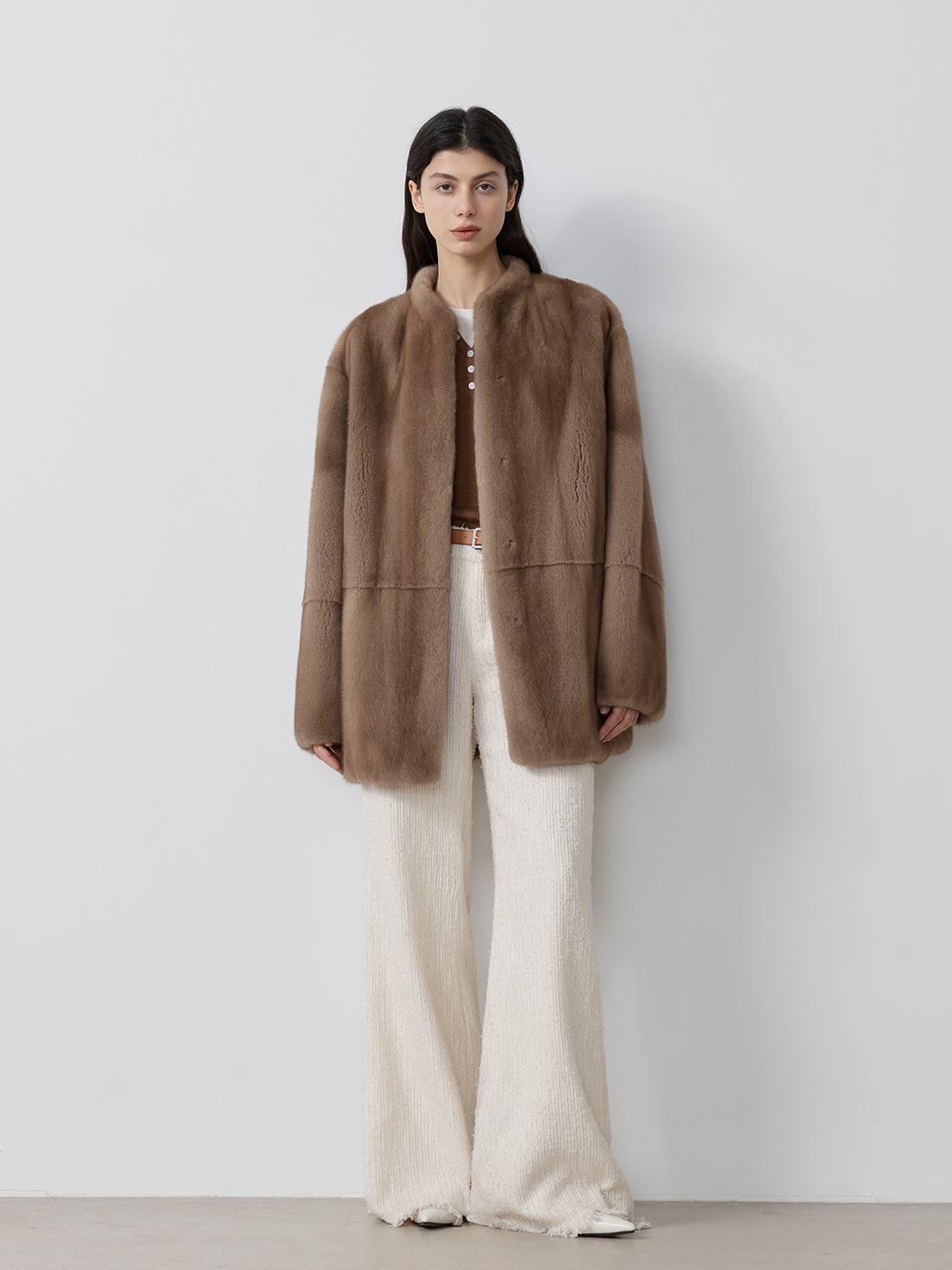 "Hera Moonlight" Mink Fur Coat