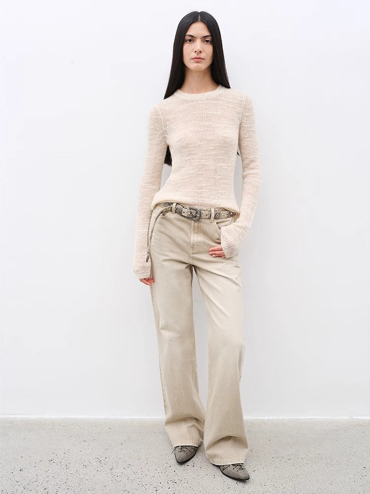 "Flare Mark" Slim-Fit Flared Jeans