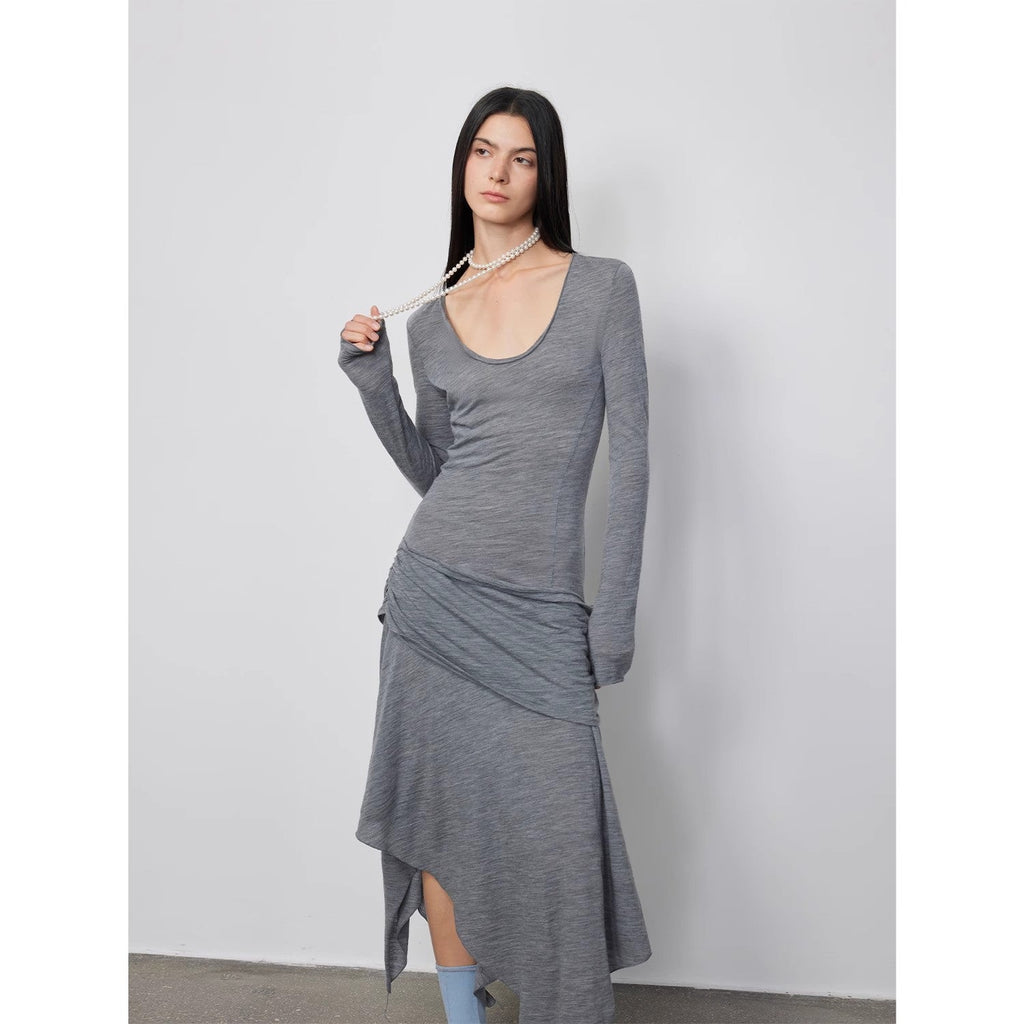 "Dreamy Ball" Irregular Hem Long