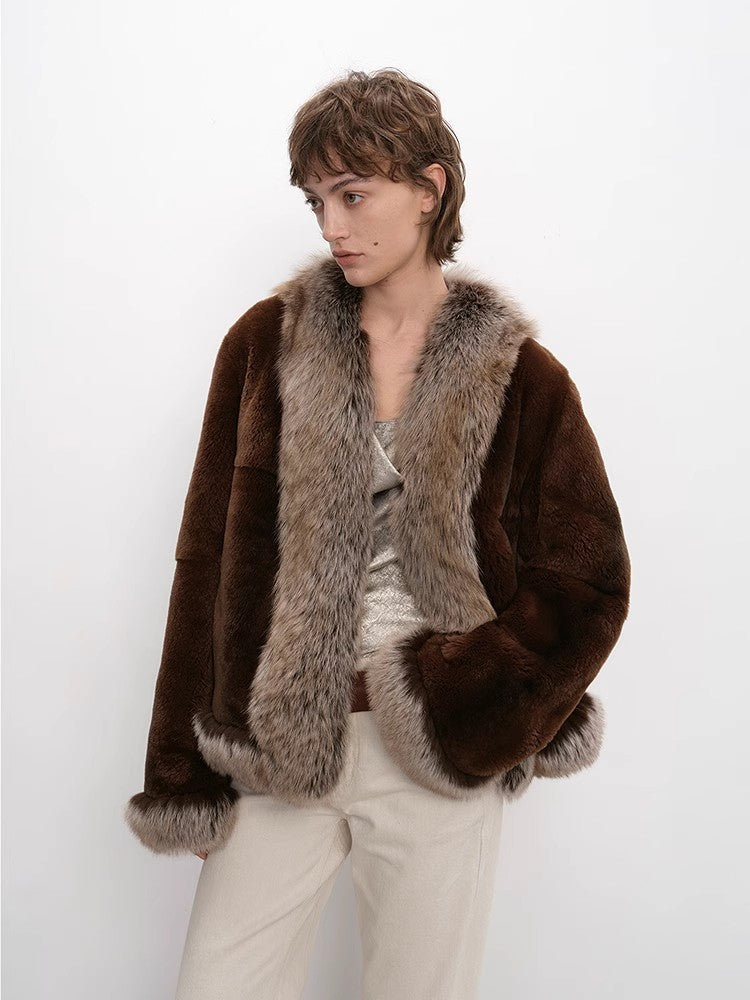 Two-Tone Fox FurJacket