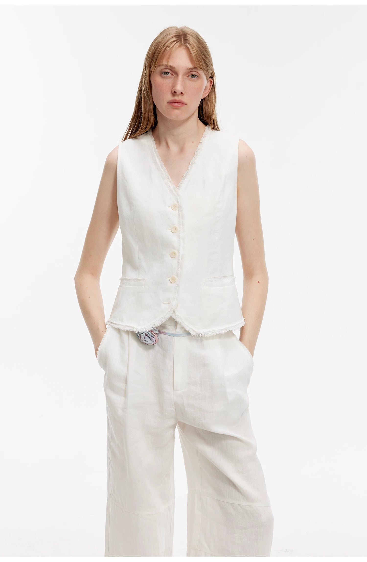 "Diary of an Old Friend" Oversized Suit Vest Set
