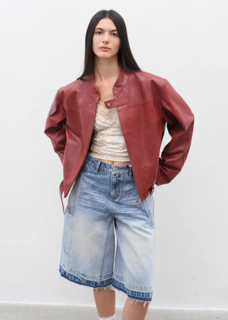 “Caramel Mountain” Leather Jacket