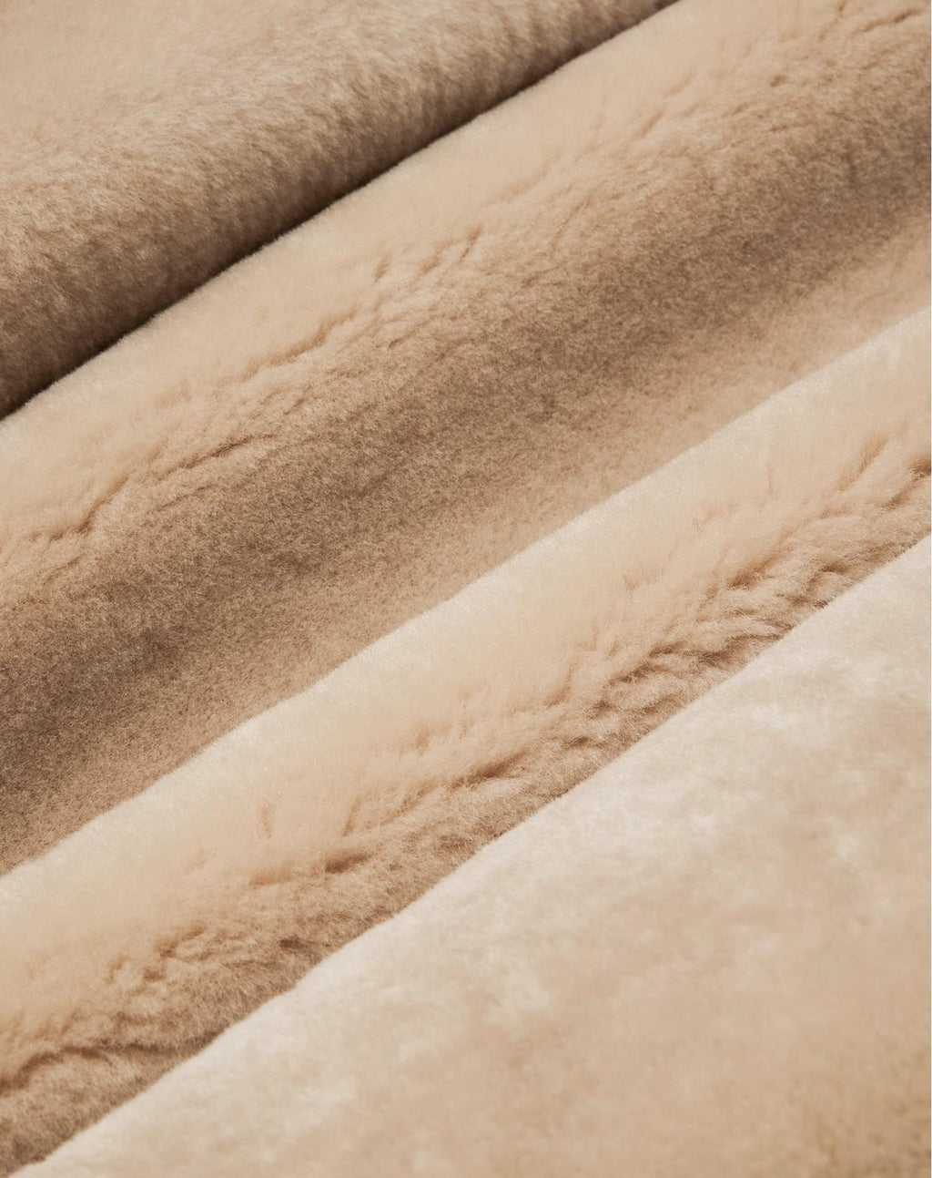"Retro Time" Merino Round Neck Sheepskin Jacket