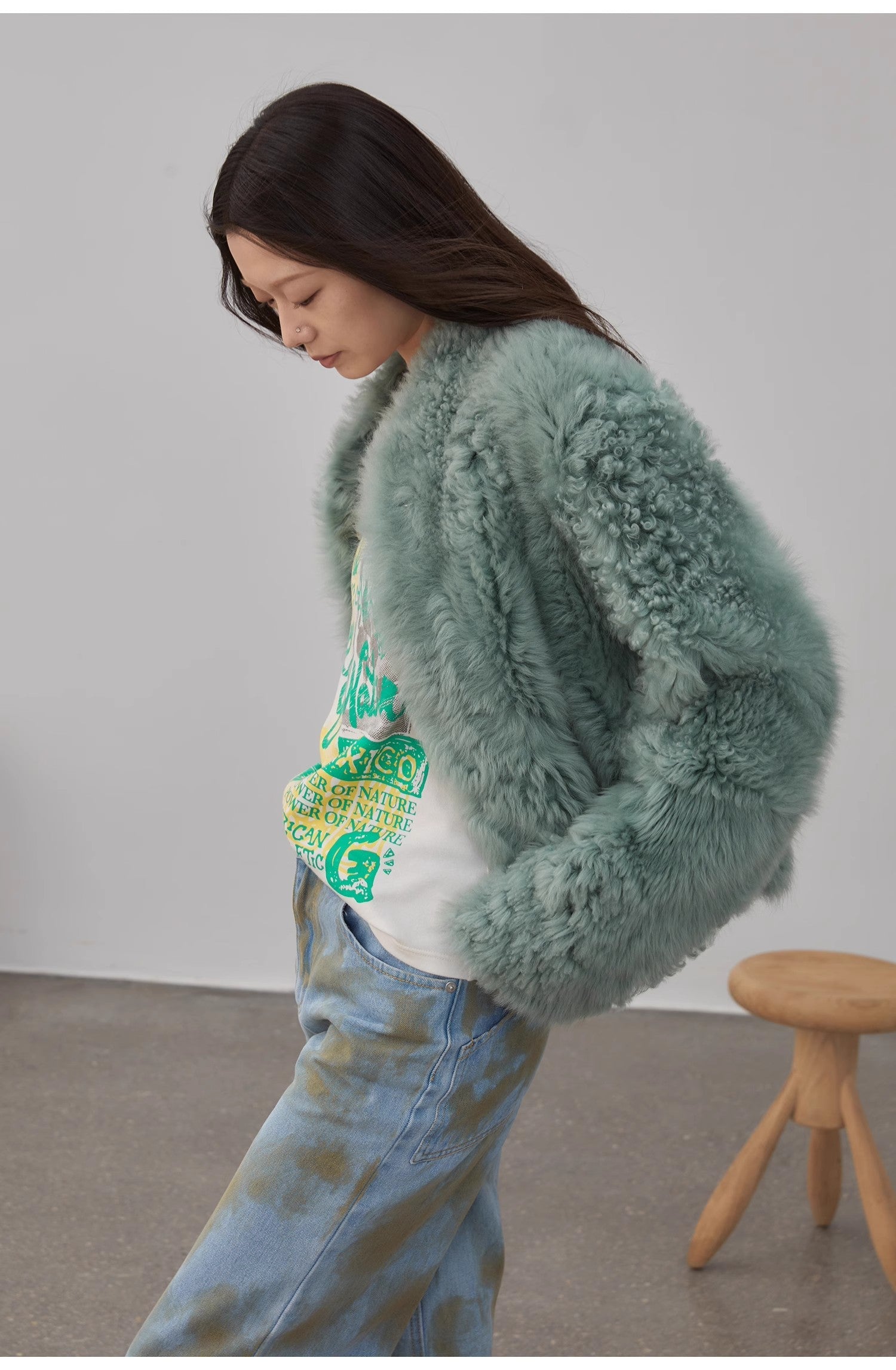 "Morning Mist Fairy" Tuscan Sheepskin Coat