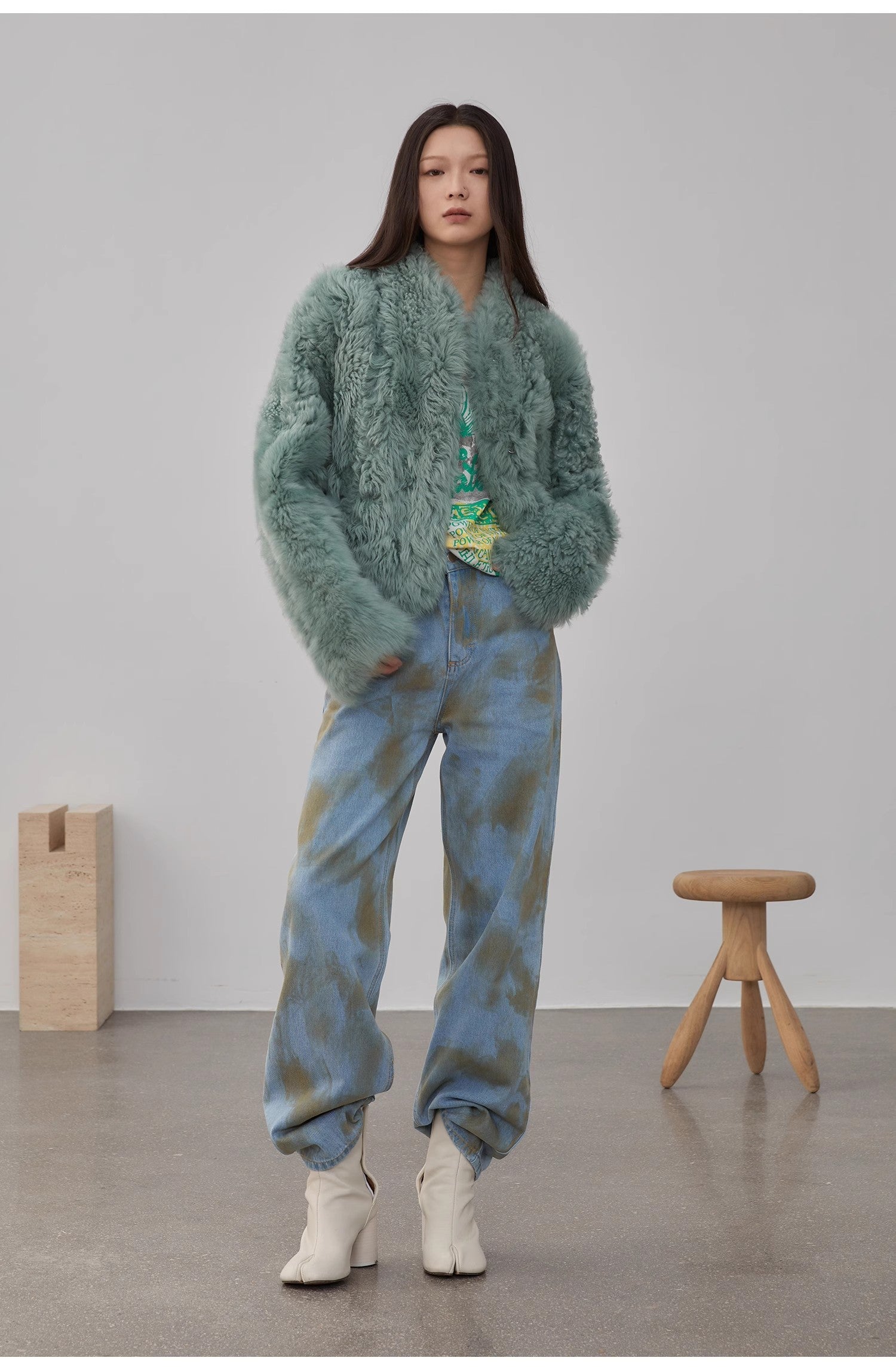 "Morning Mist Fairy" Tuscan Sheepskin Coat