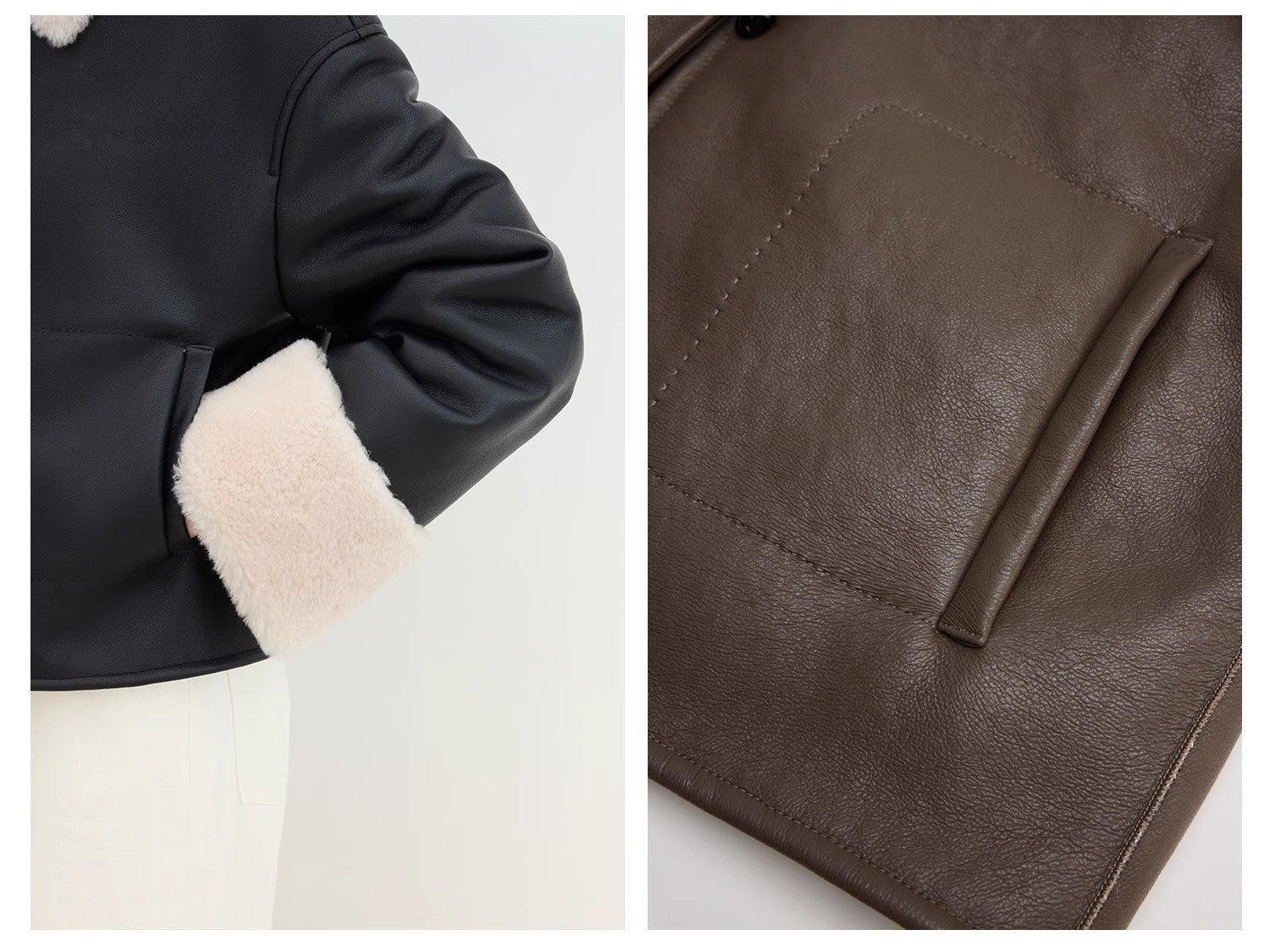 Sweet Latte Shearling Jacket