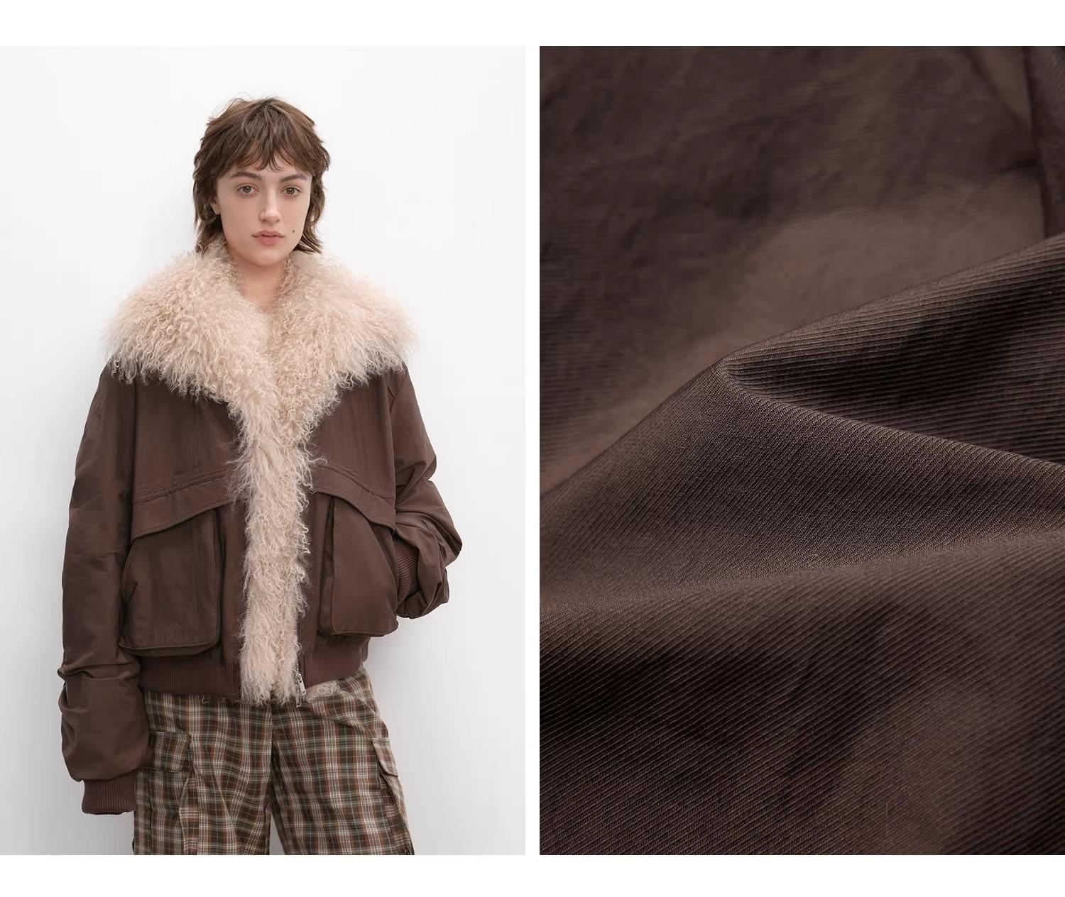 "Winter is coming" Waterproof Detachable Wool Collar Short Parka