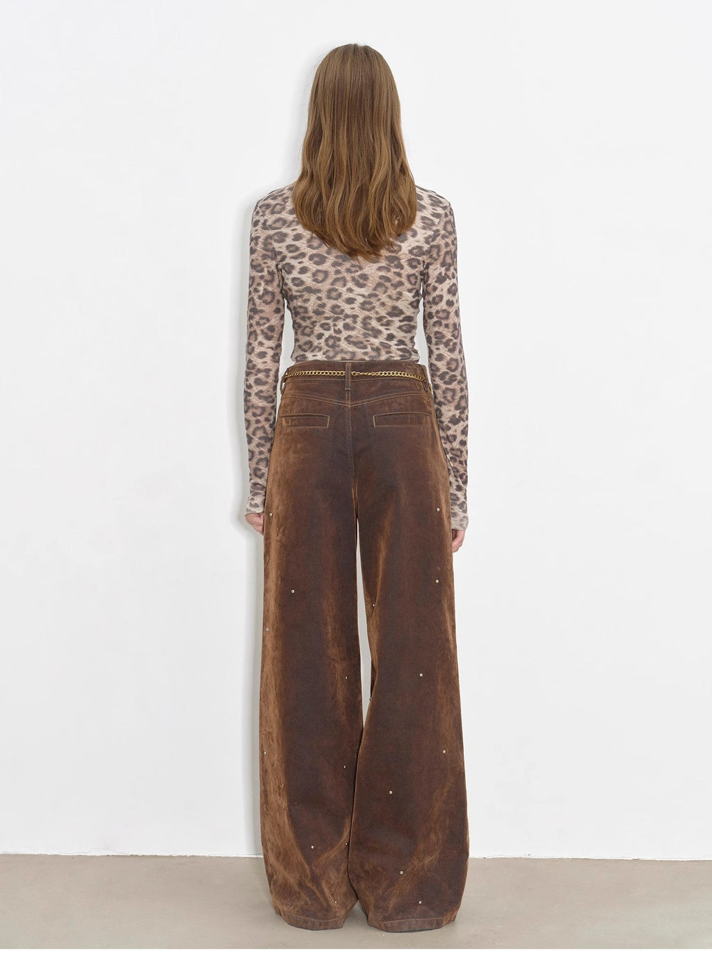 "Black Coffee" Retro Mid-Low Rise Jeans
