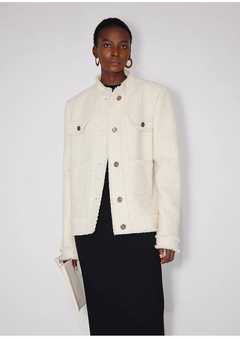 Heavy Wool Wool Edged High-End Fragrant Jacket