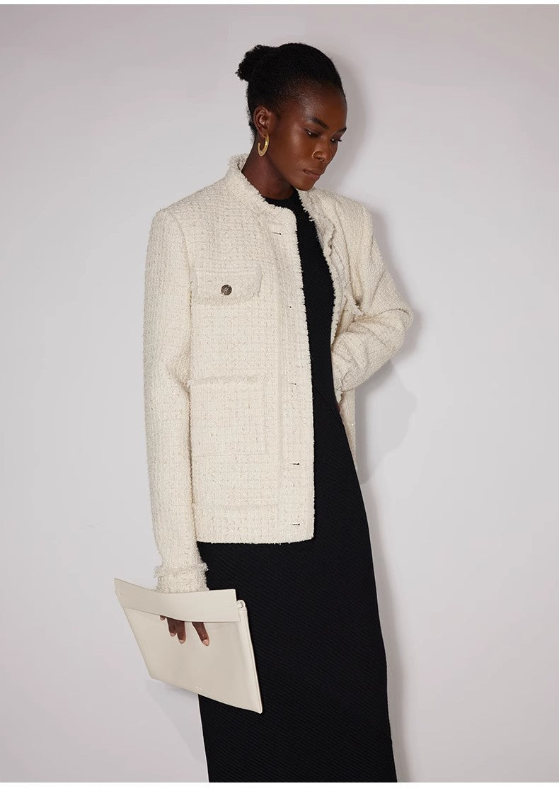 Heavy Wool Wool Edged High-End Fragrant Jacket