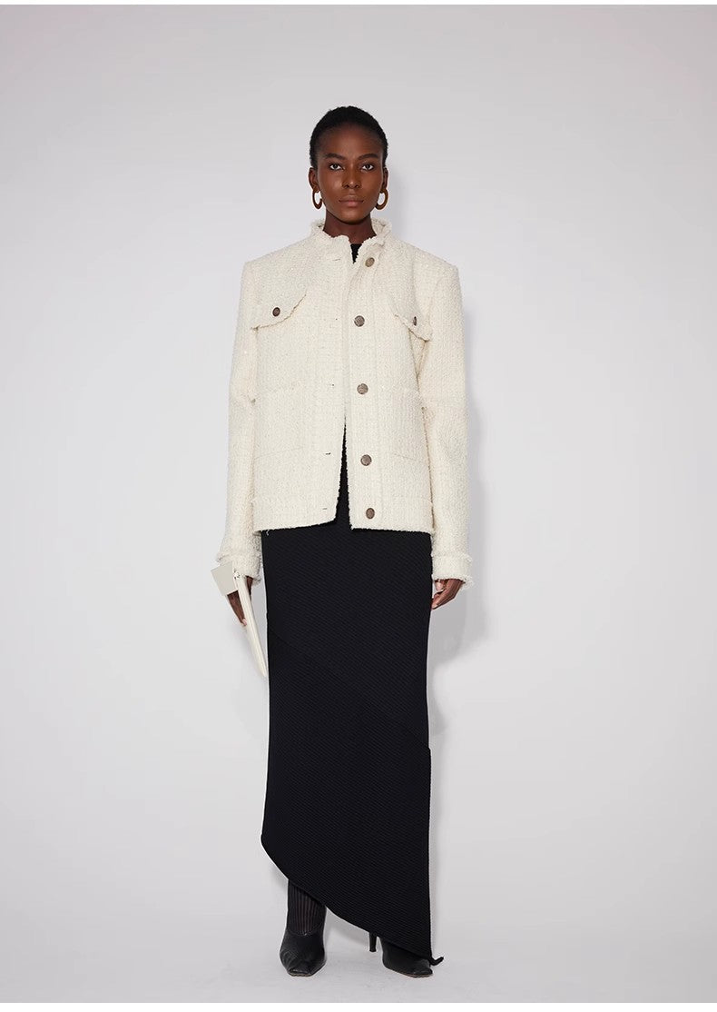 Heavy Wool Wool Edged High-End Fragrant Jacket