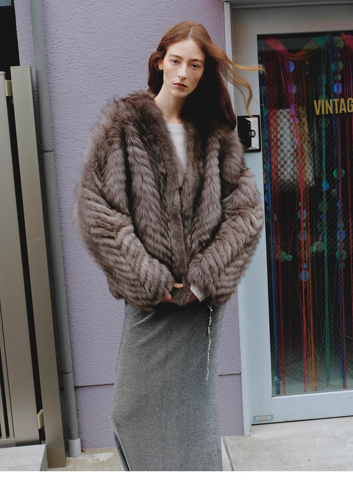 "Polar Night Star" Fox Fur Coat