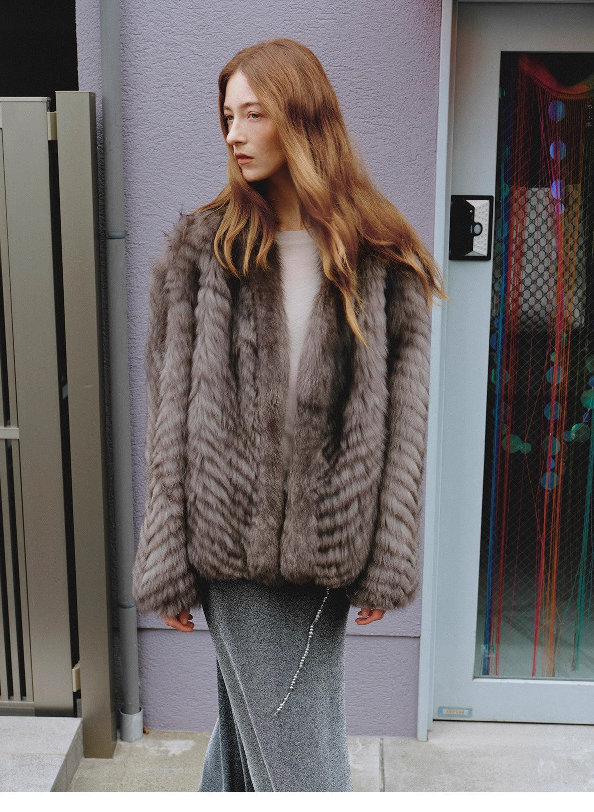 "Polar Night Star" Fox Fur Coat