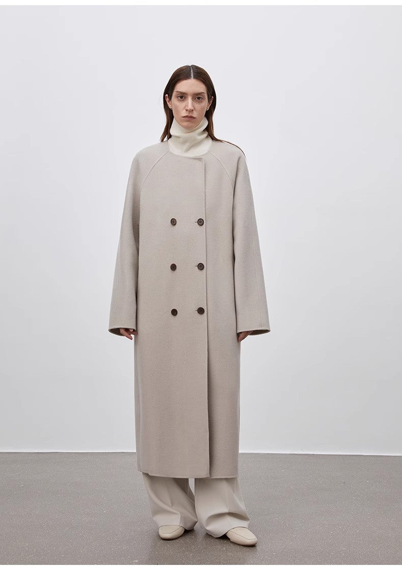 "Assassin's Creed" Detachable Scarf Collar, Woolen Coat