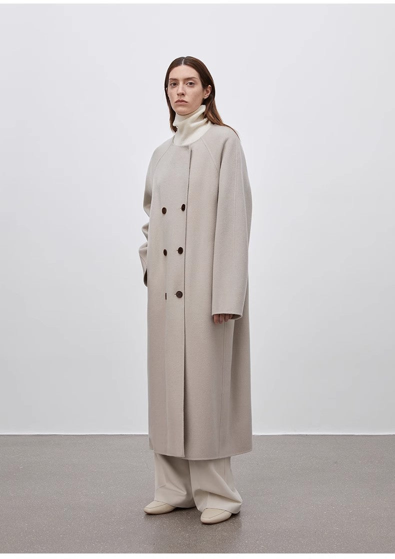 "Assassin's Creed" Detachable Scarf Collar, Woolen Coat