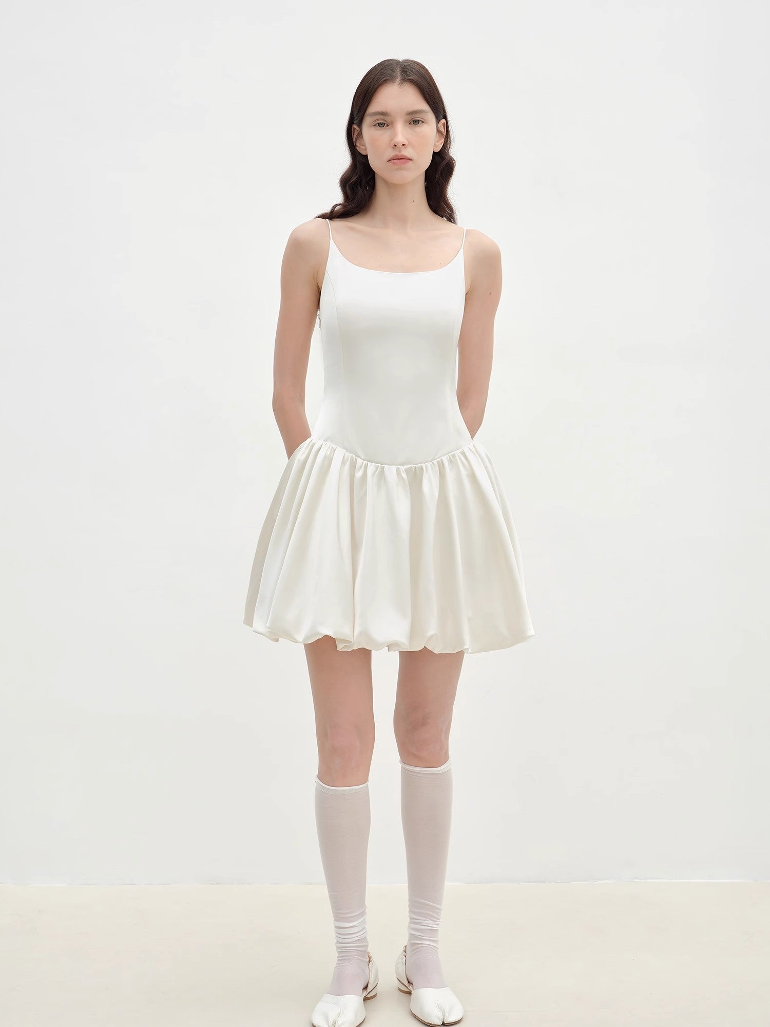 "Ballet" Satin Slip Dress