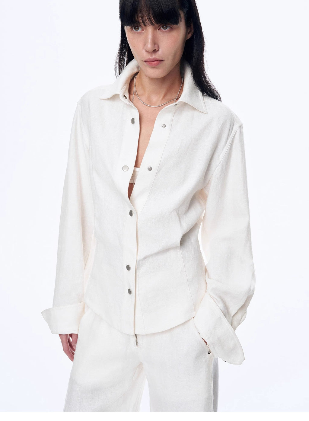 "Berlin Street" Twill Linen Shirt