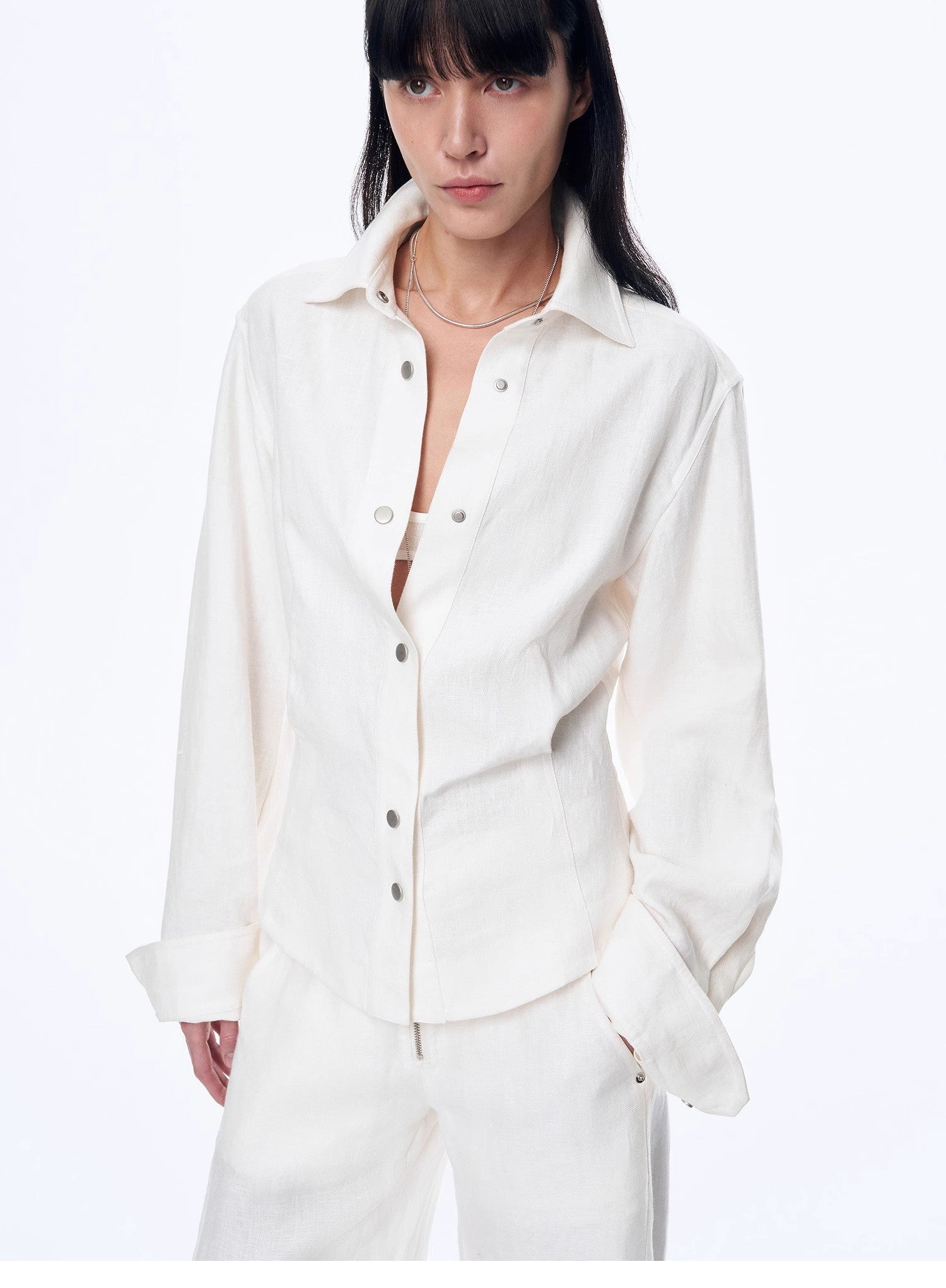 "Berlin Street" Twill Linen Shirt