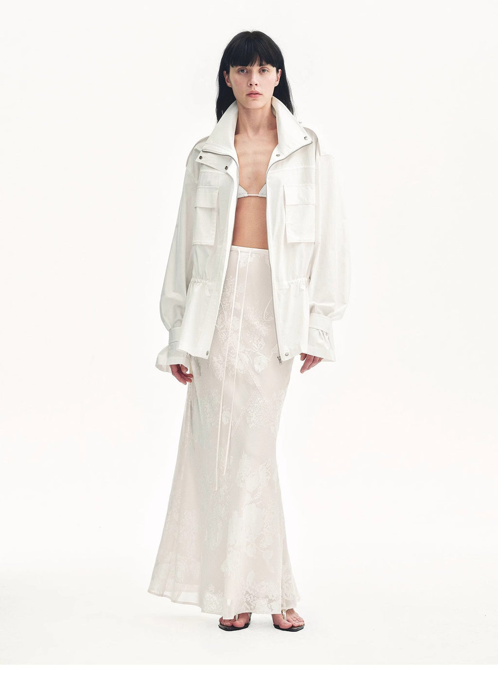 "Seville" Fishtail Midi Skirt