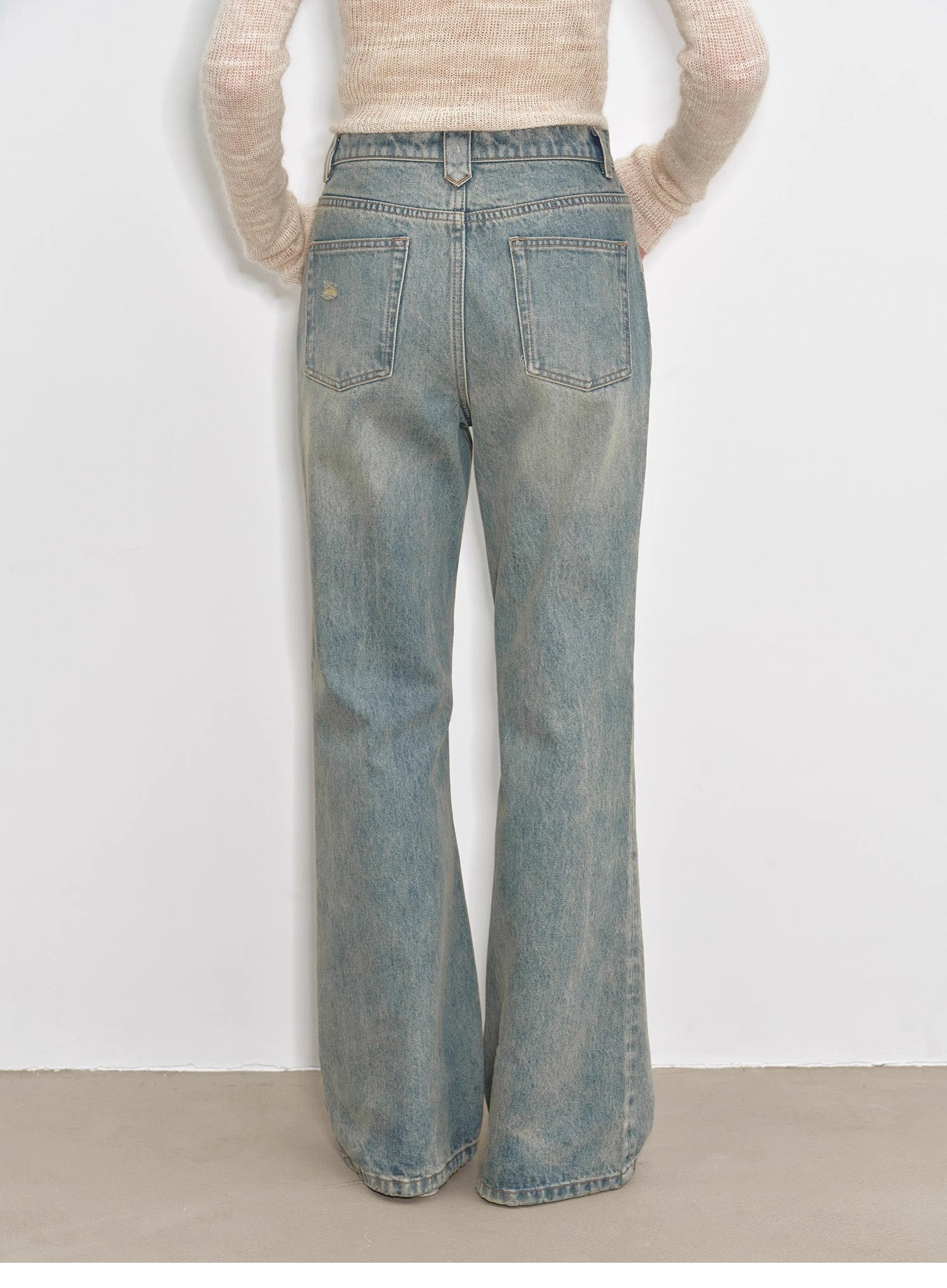"Flare Mark" Slim-Fit Flared Jeans