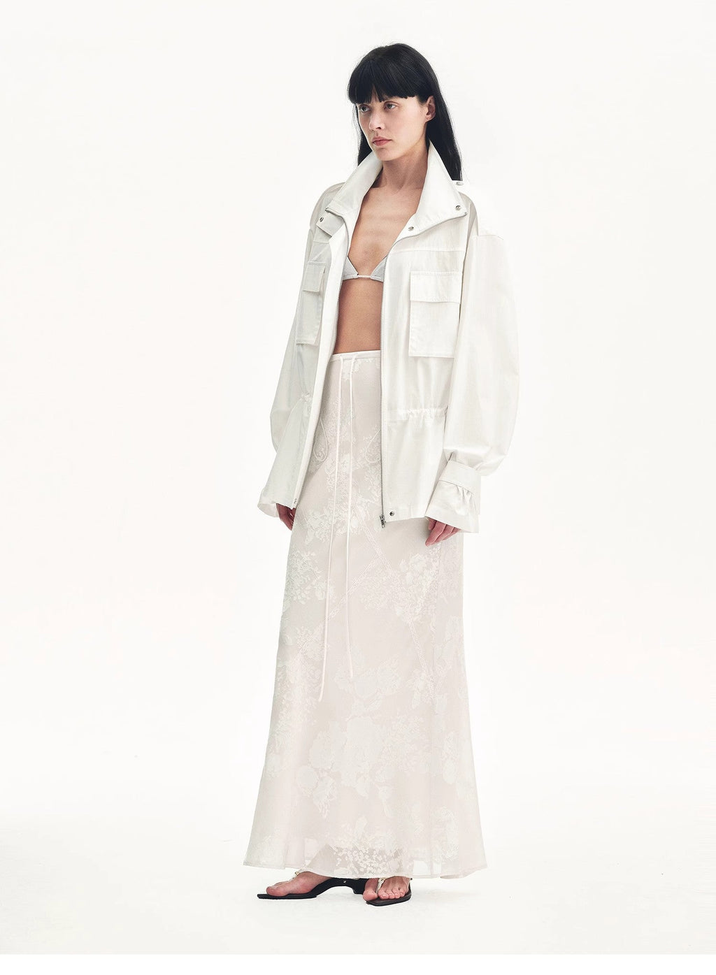 "Seville" Fishtail Midi Skirt
