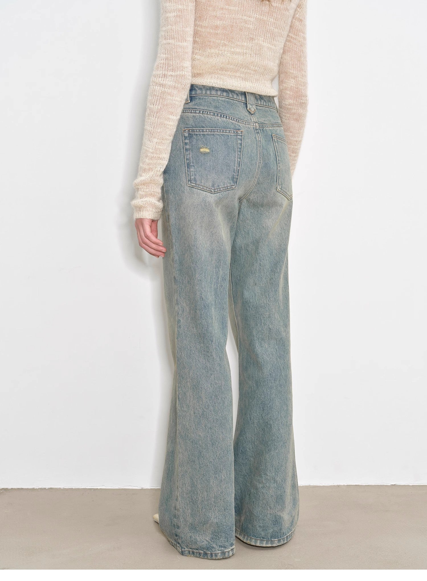 "Flare Mark" Slim-Fit Flared Jeans