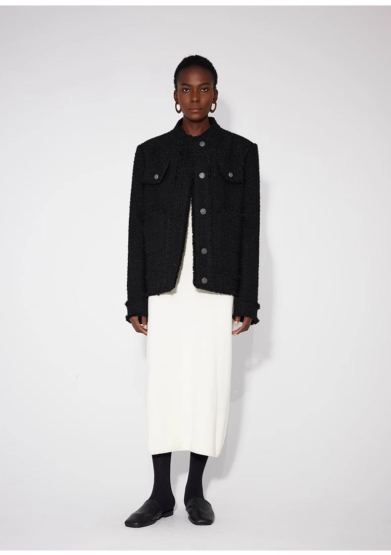 Heavy Wool Wool Edged High-End Fragrant Jacket