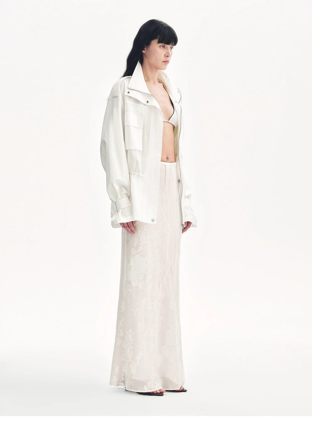 "Seville" Fishtail Midi Skirt
