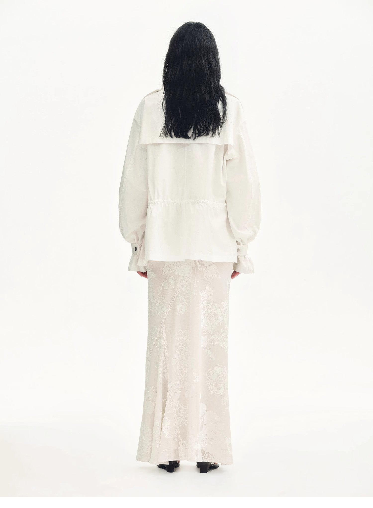 "Seville" Fishtail Midi Skirt