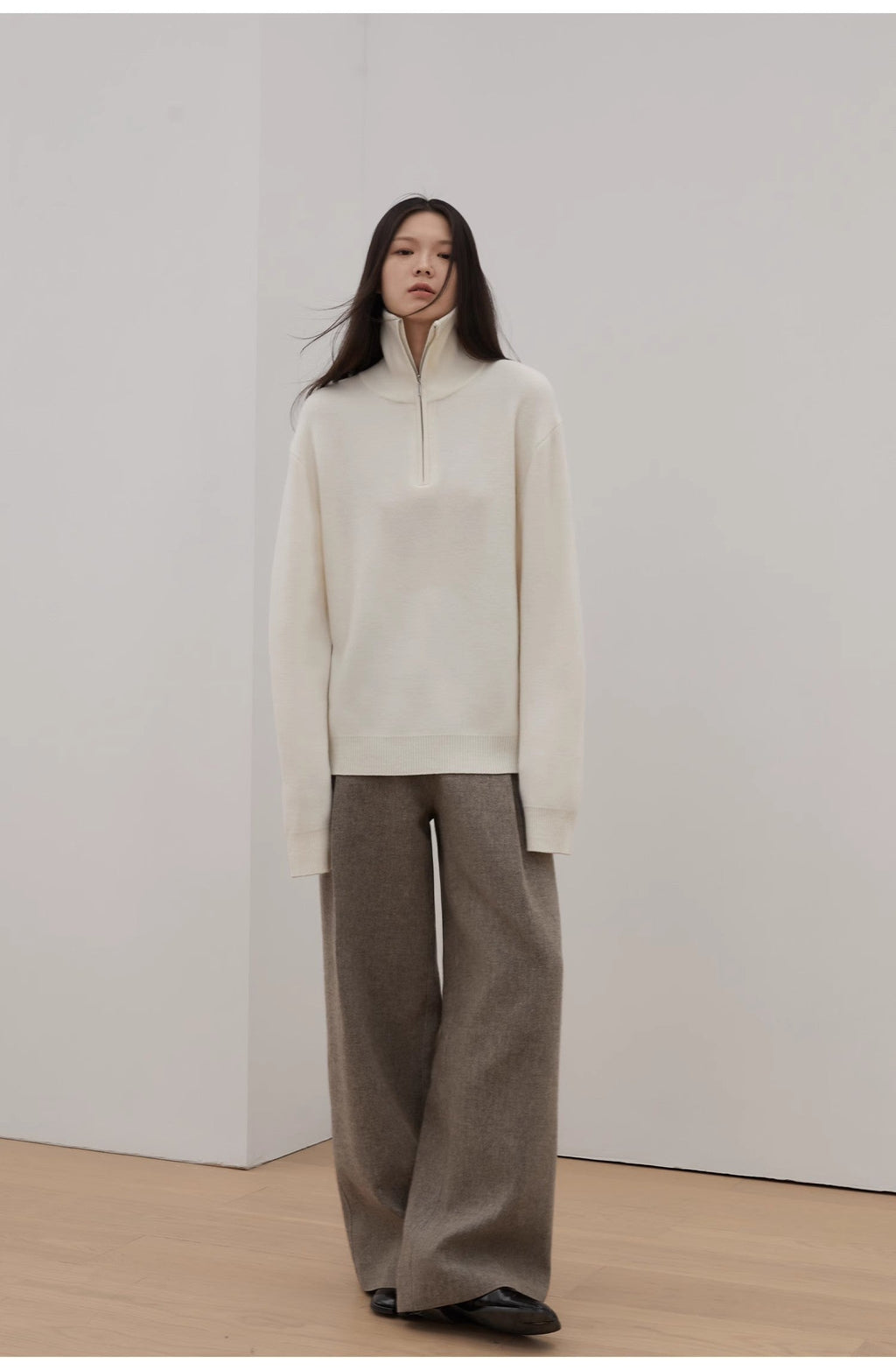 "Moonlight Farm” Merino Wool Pullover