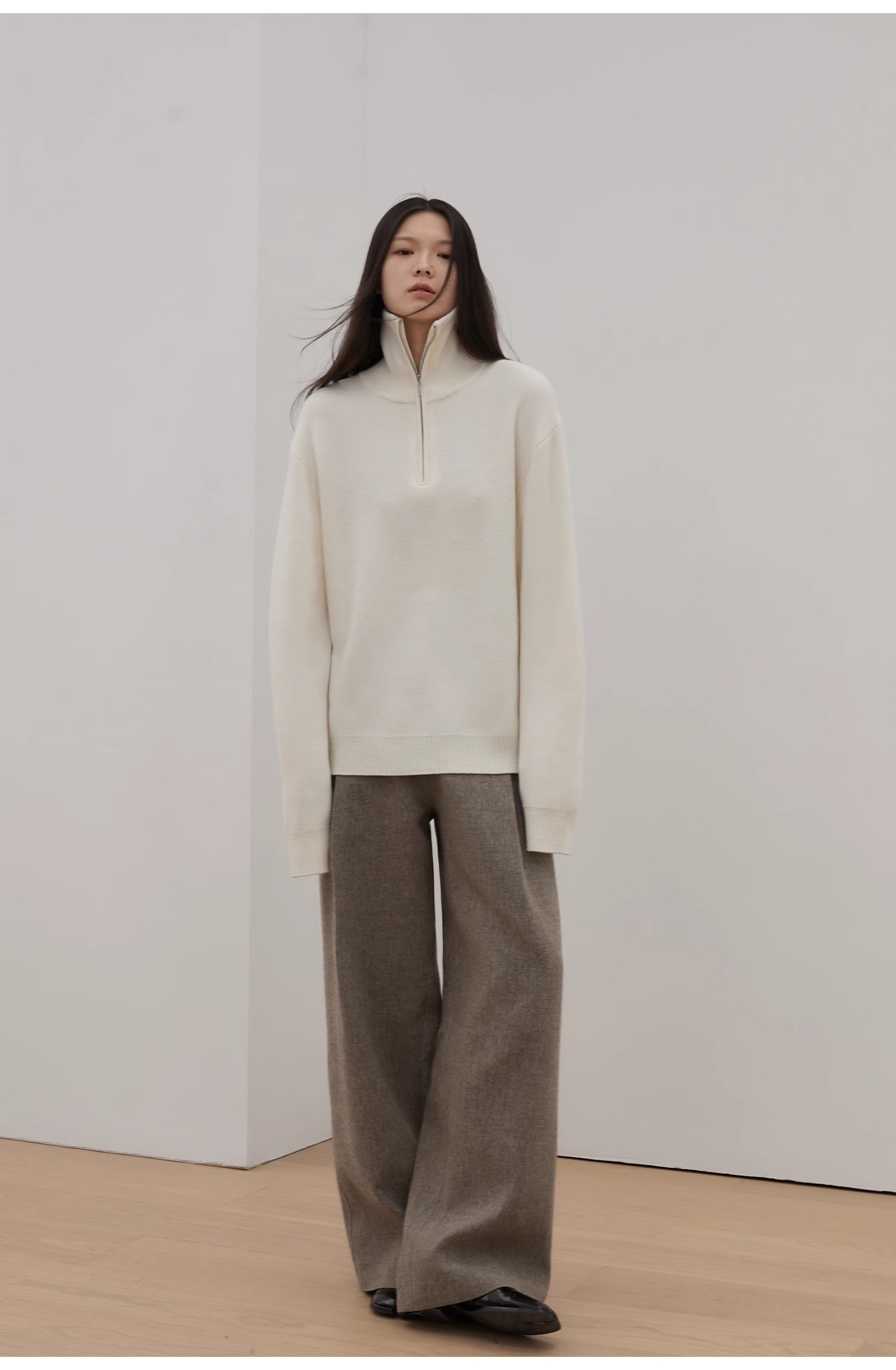 "Moonlight Farm” Merino Wool Pullover