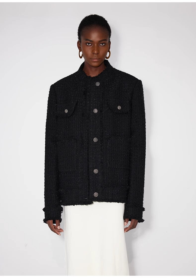 Heavy Wool Wool Edged High-End Fragrant Jacket