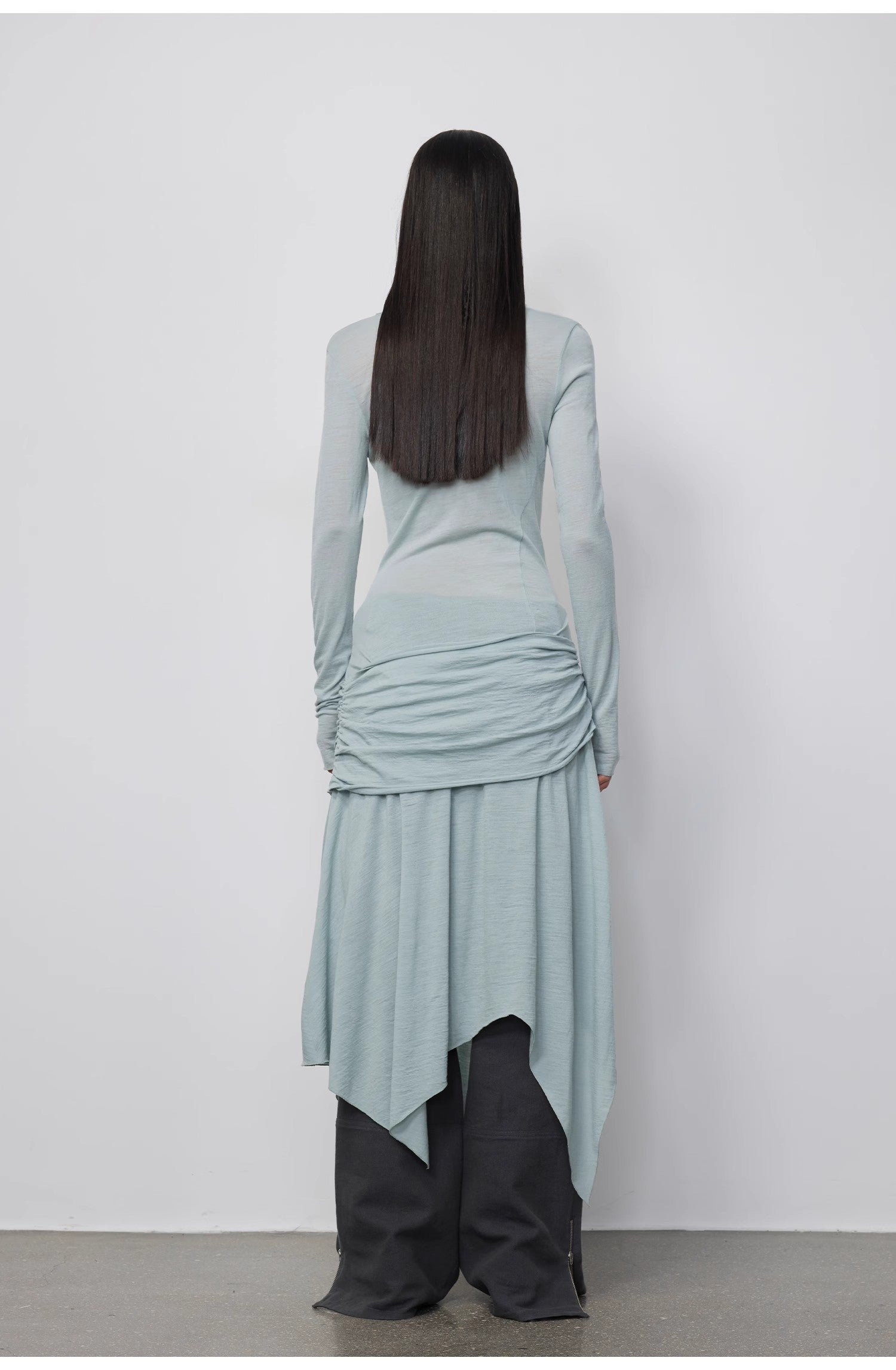 "Dreamy Ball" Irregular Hem Long