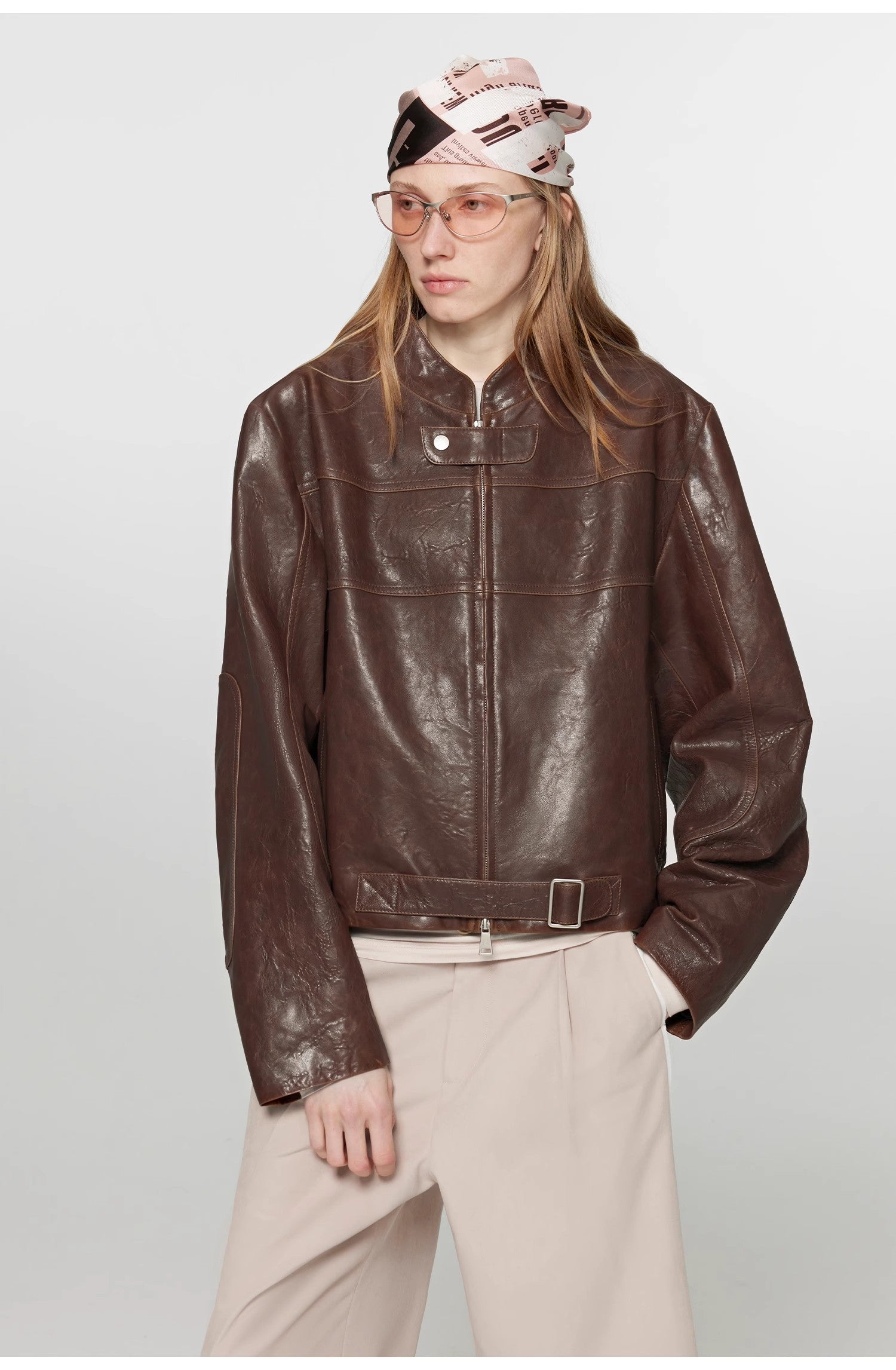 “Caramel Mountain” Leather Jacket