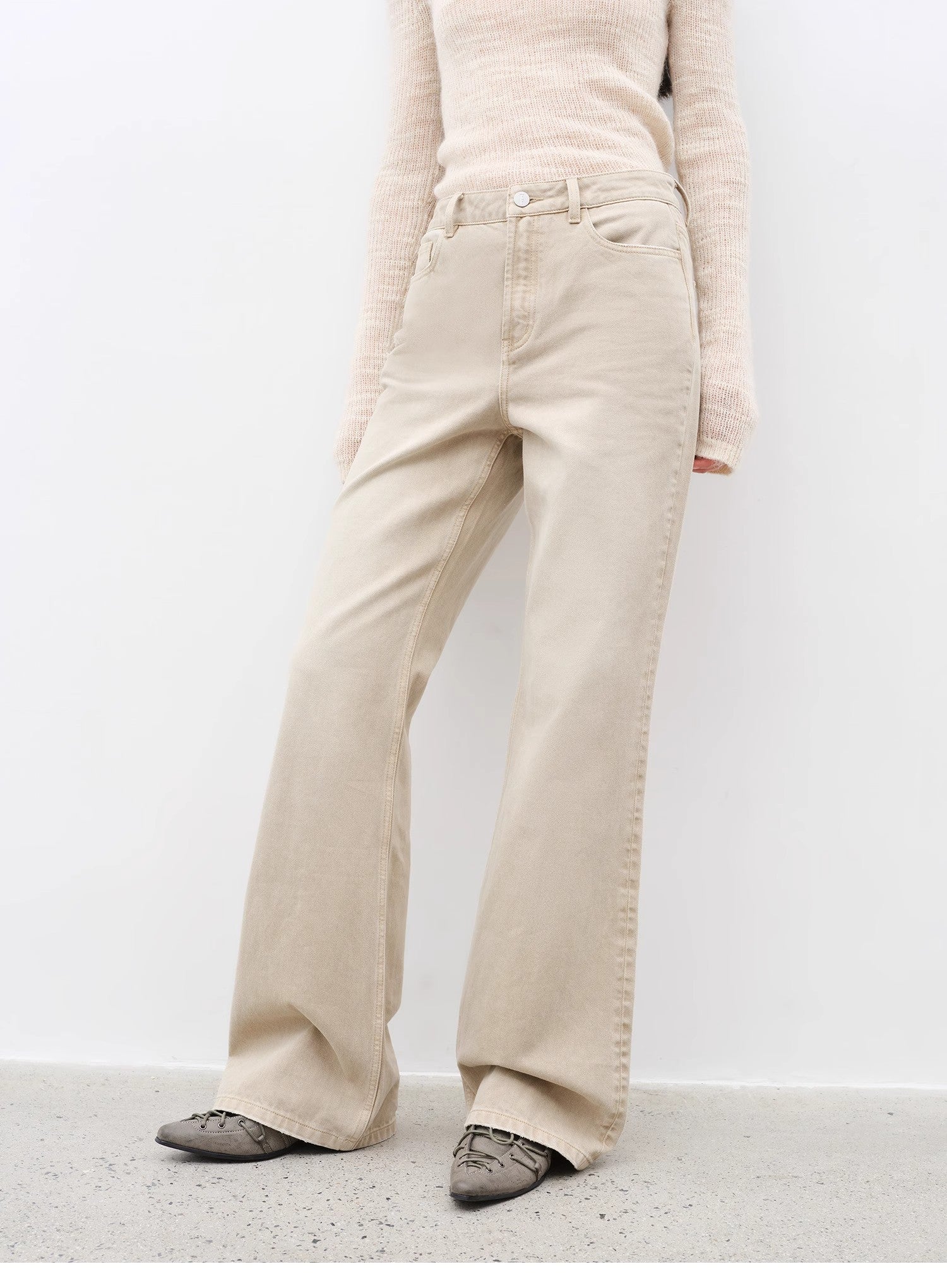 "Flare Mark" Slim-Fit Flared Jeans