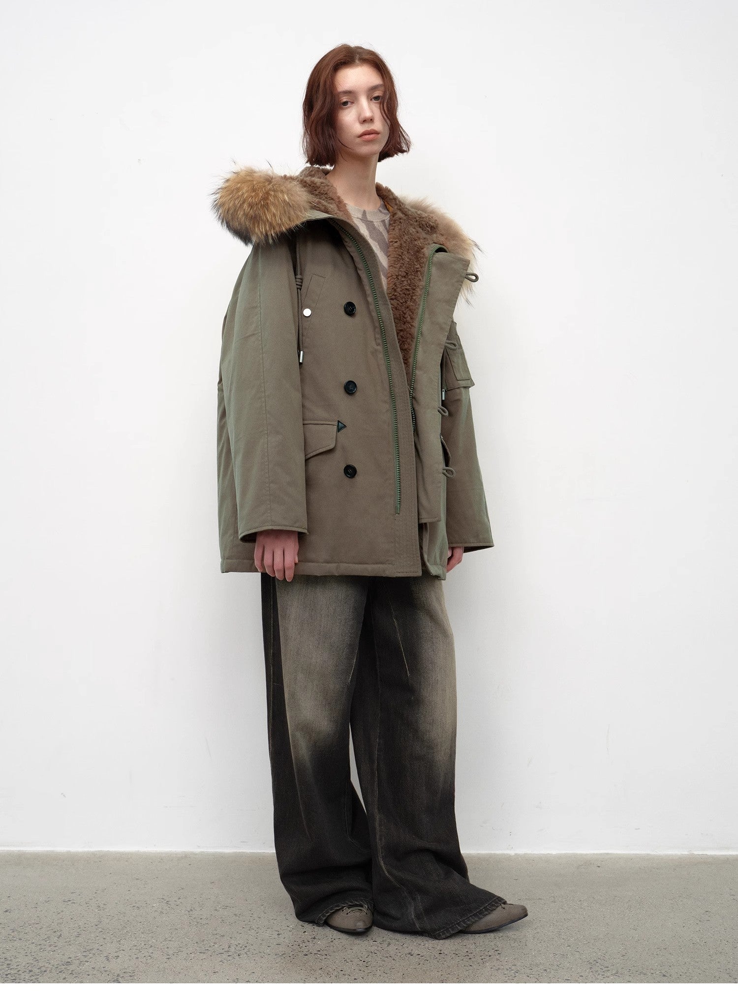 “Coastal Highway II” Hooded Down Parka