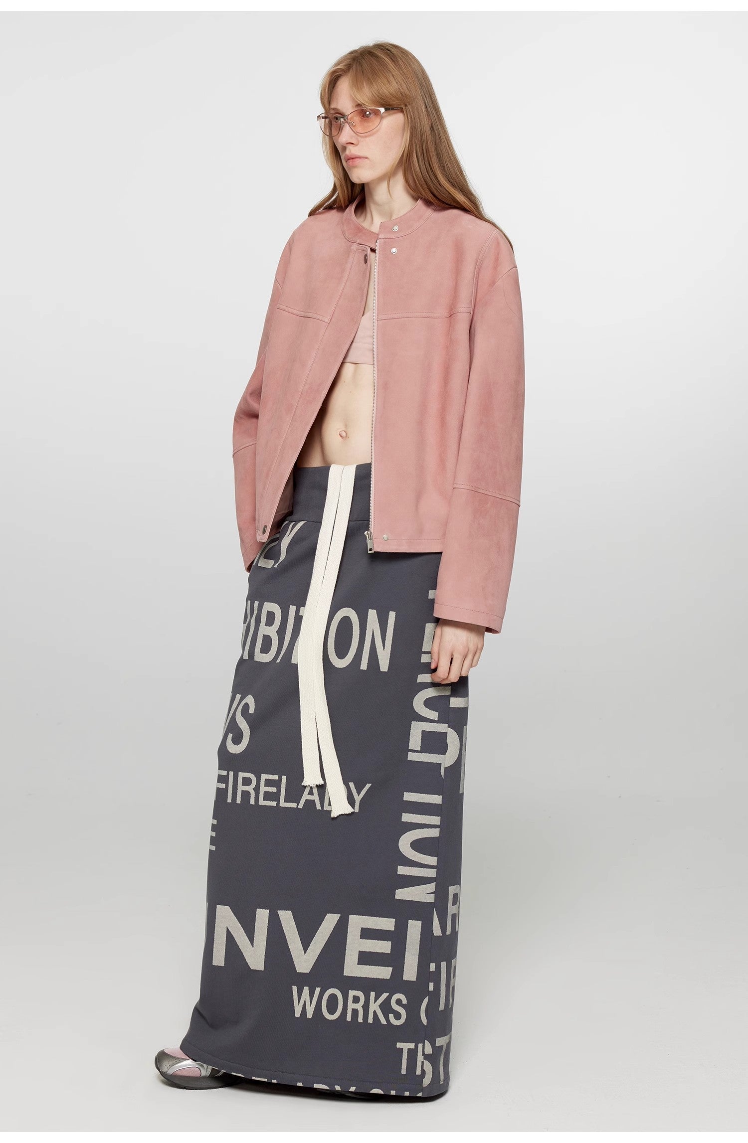 "Sweet Cherry Party" Imported Vintage Suede Lambskin Leather Blazer Jacket