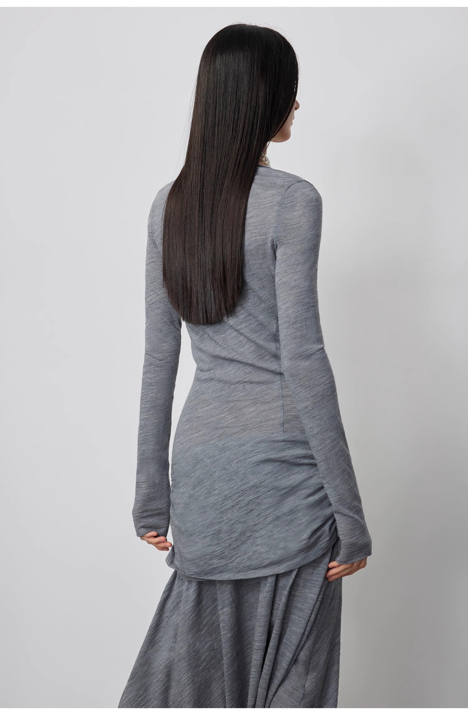 "Dreamy Ball" Irregular Hem Long